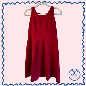 LOFT Red A-Line Dress